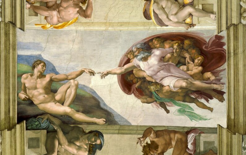 La creazione di Adamo - Michelangelo